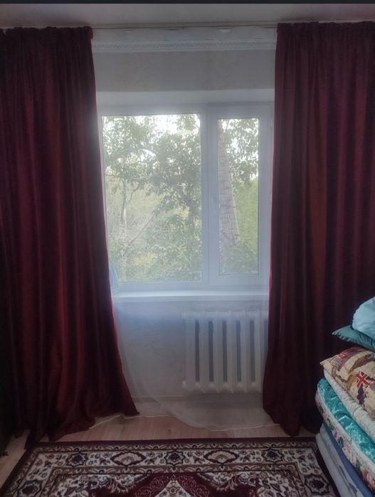 Продаю шторы велюр и тюль новый
