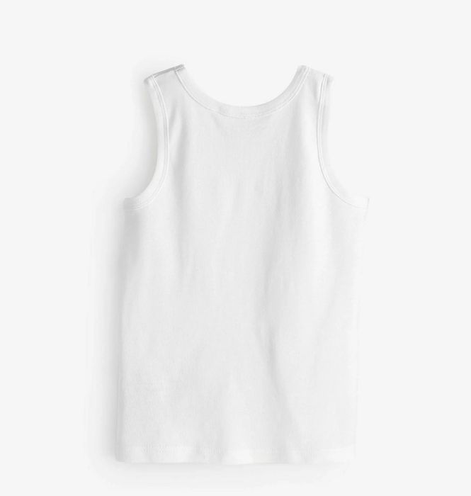 4 Maiouri albe bumbac copii 146cm - 152 cm