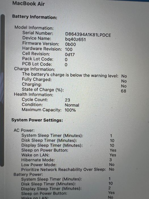 MacBook Air 15" M3 • 16GB RAM •256GB• Гаранция от Технополис (01.2025)