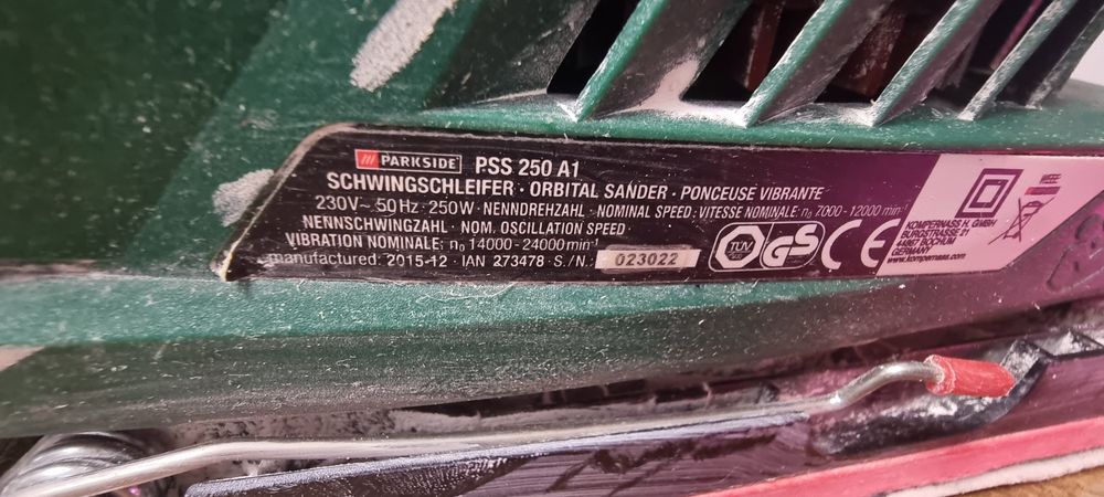 Виброшлайф Parkside 250w