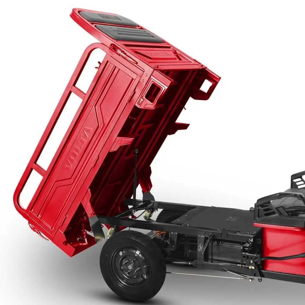 Tuk Tuk Fără Permis, Electric, Hercules, Motor 3900W, Cu Cabină, Roșu
