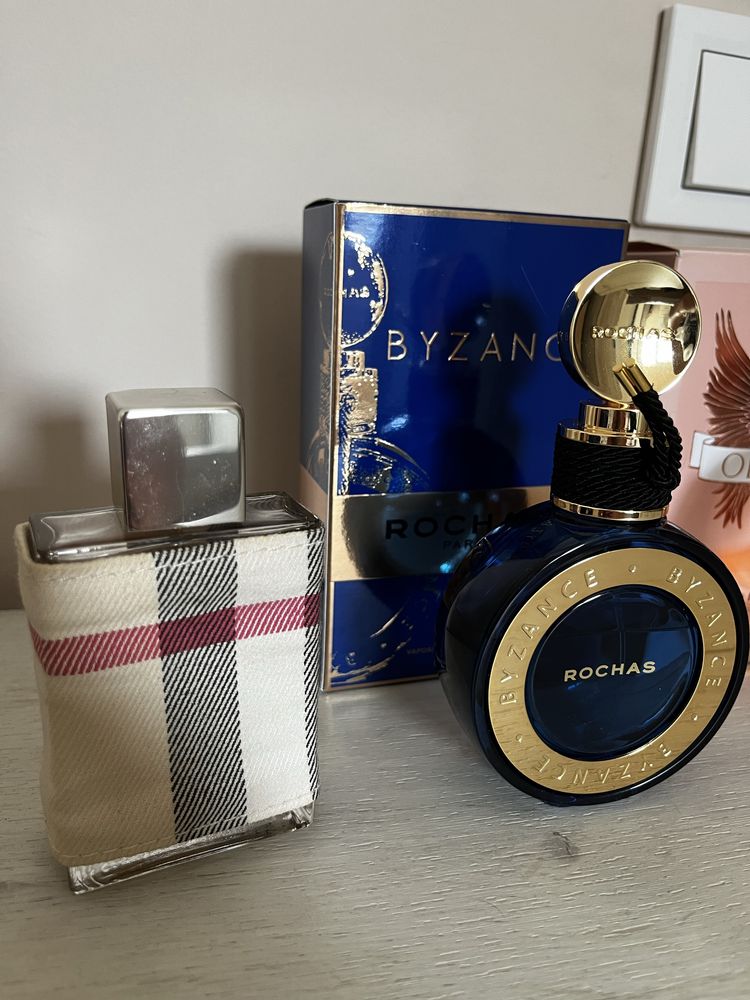 Olympea Paco Rabanne, Byzance Rochas, Burberry London парфюми за жени