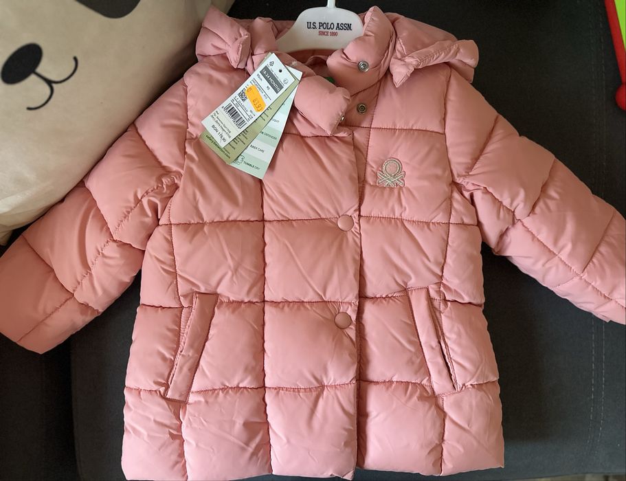 Зимно яке за момиче 18-24м Benetton