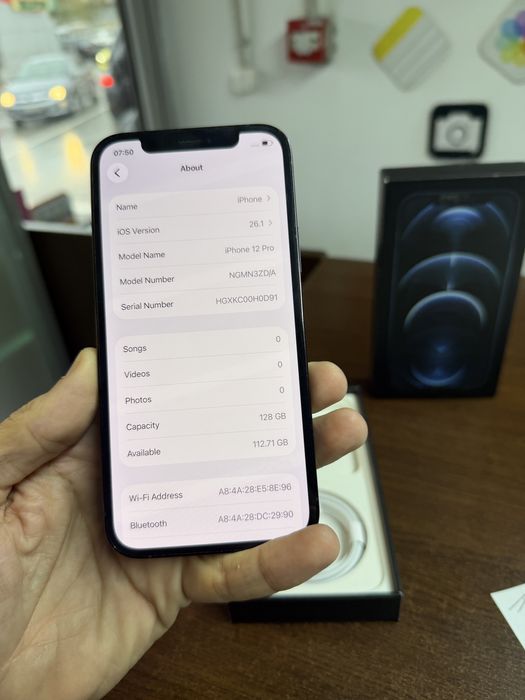 Vand Iphone 12 Pro 128Gb Full box