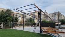 Vand structura metalica 10x10x4 perfecta pentru garaj auto