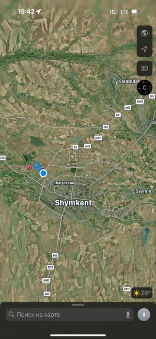 Аль-Фараби көшесінін бойы Жер Ынтымақ 2 Таскөл көшесі