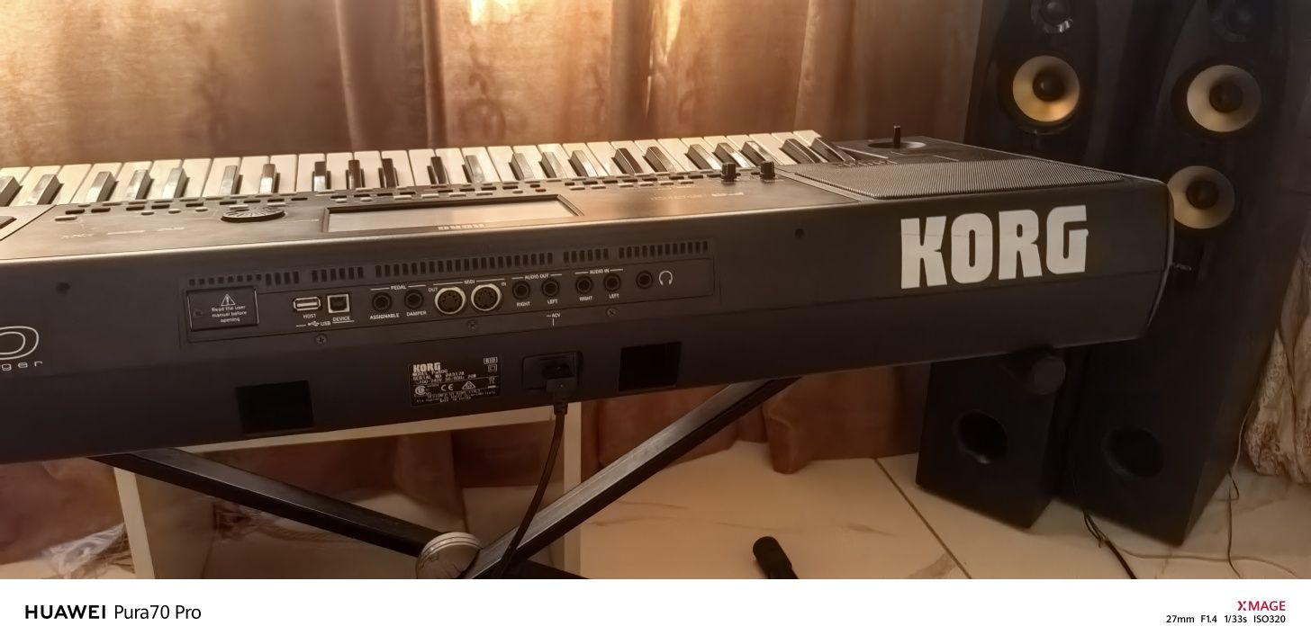 Korg pa 600 зареден за работа