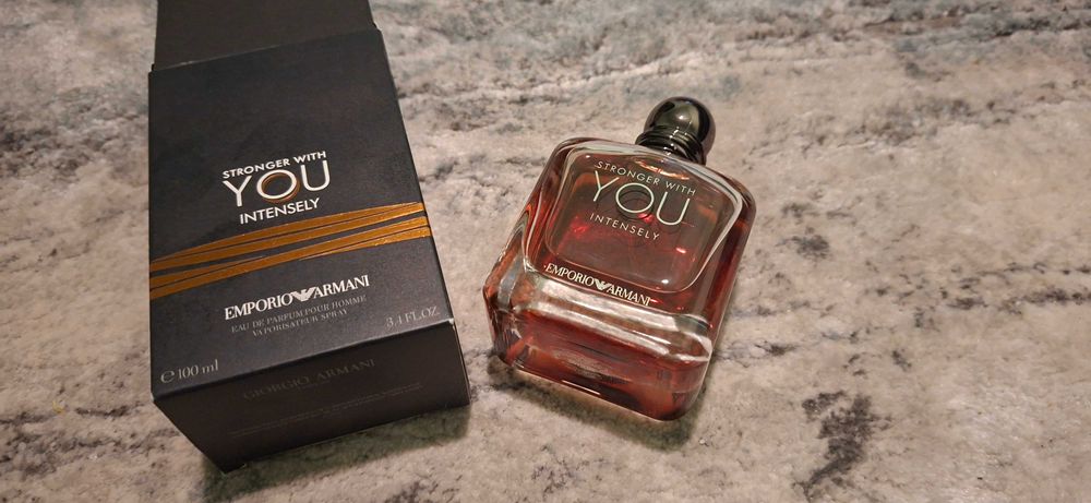 Parfum Armani - Stronger with you Intensely  100 ml , nou- in cutie