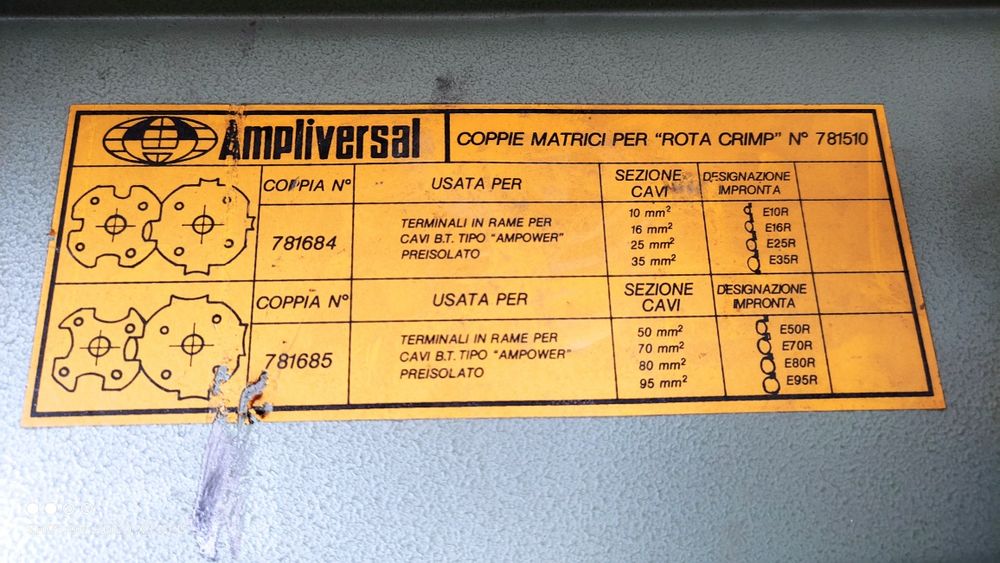 Ampliversal-rota crimp(cheie de sertizat)