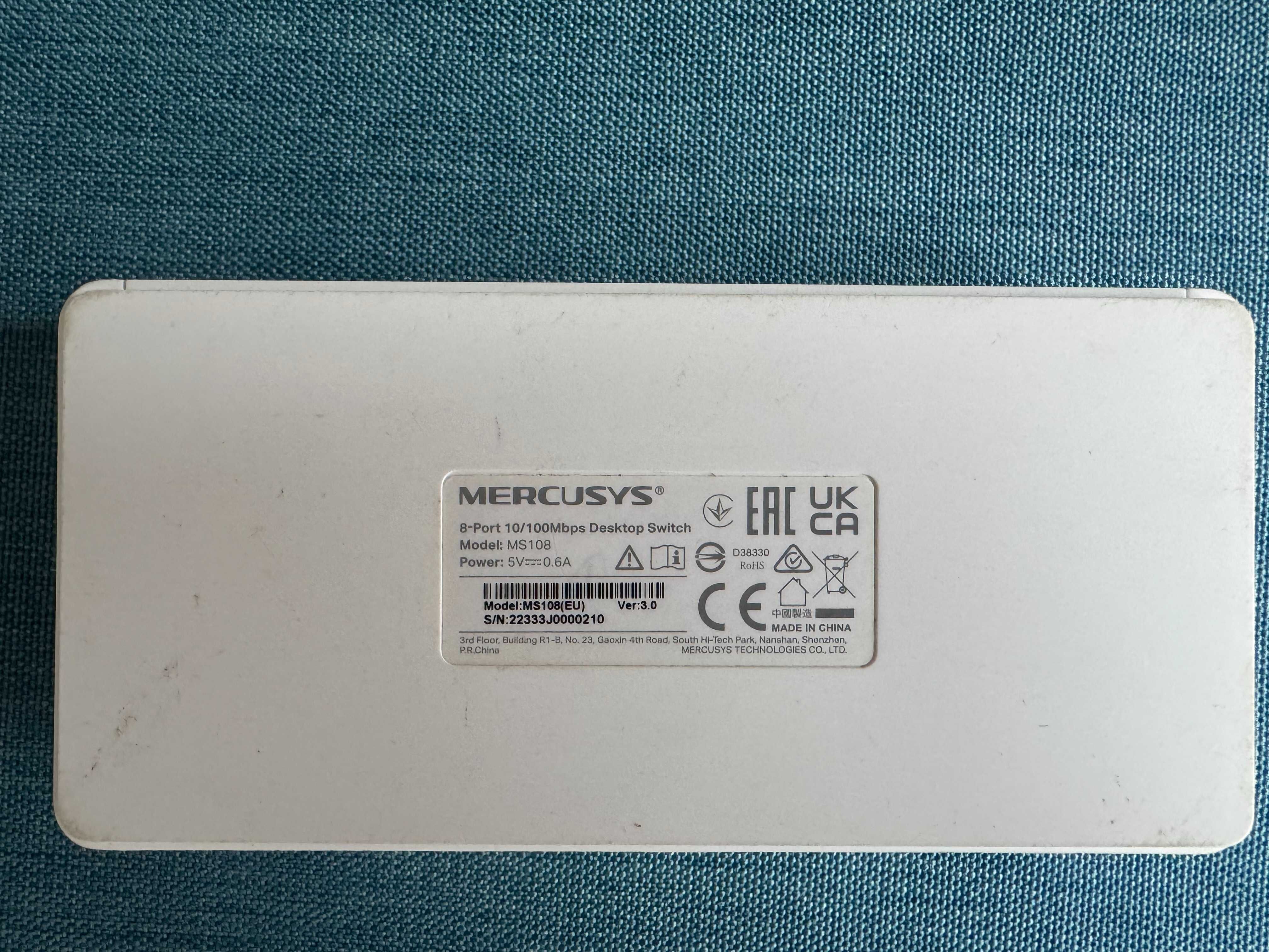 MERCUSYS 8-Port 100Mbps Switch / 8-портов 100 мбит суич