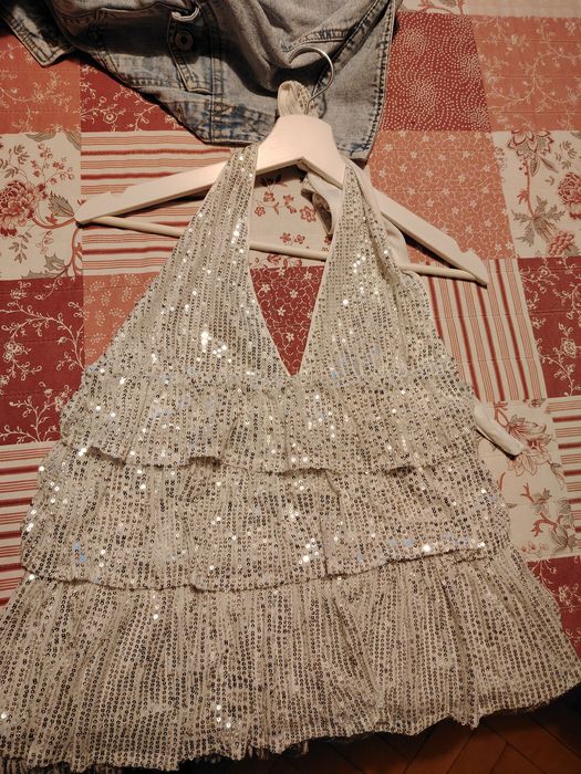 Официална рокля с пайети
