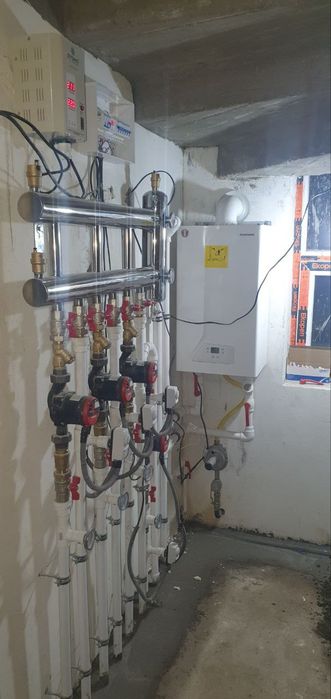 Установка гидросрелка двухконтурный котлы тйопли пол сантехника