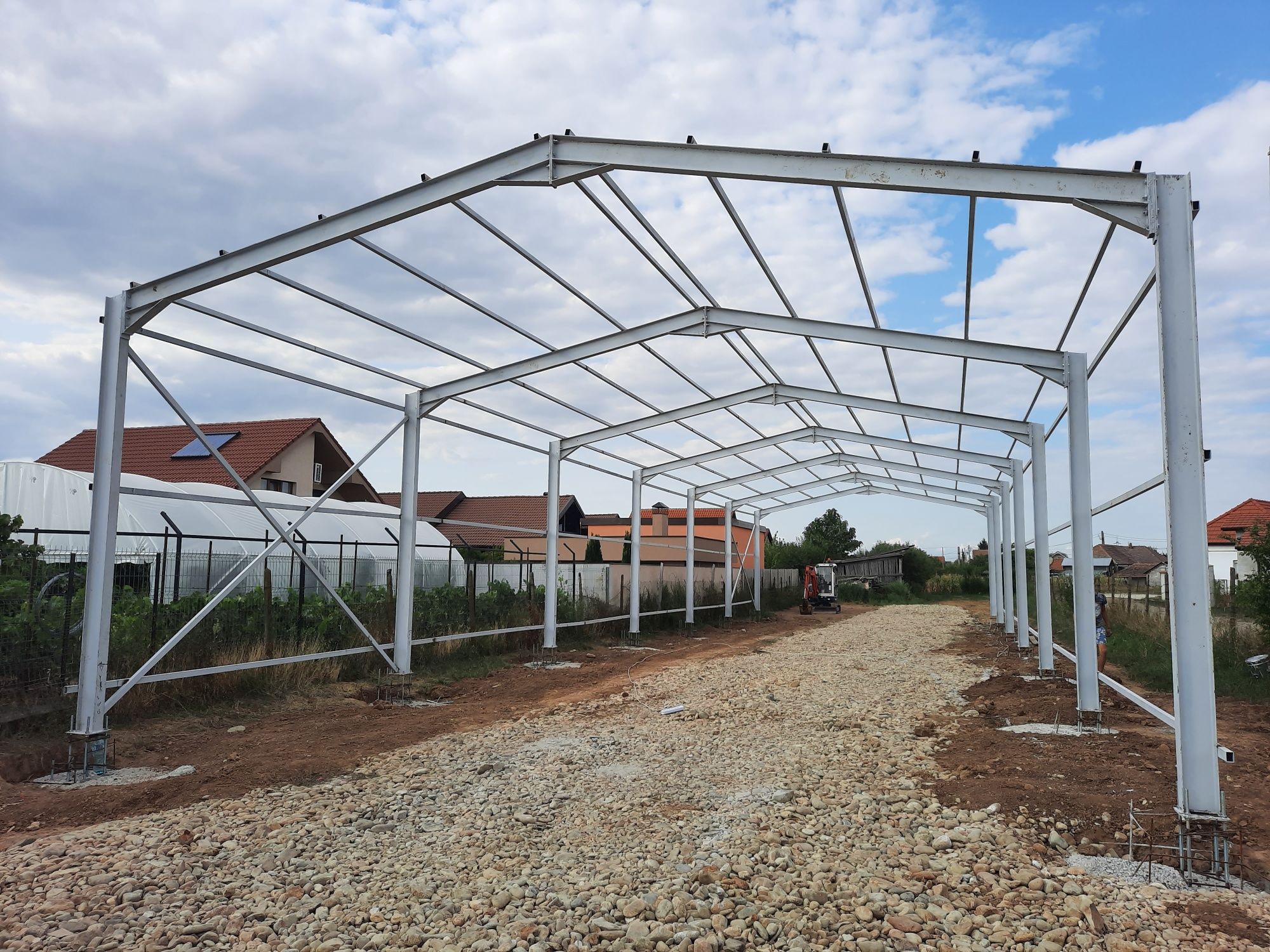 Vând  hală metalică conform proiectului dvs lucrăm fără avans