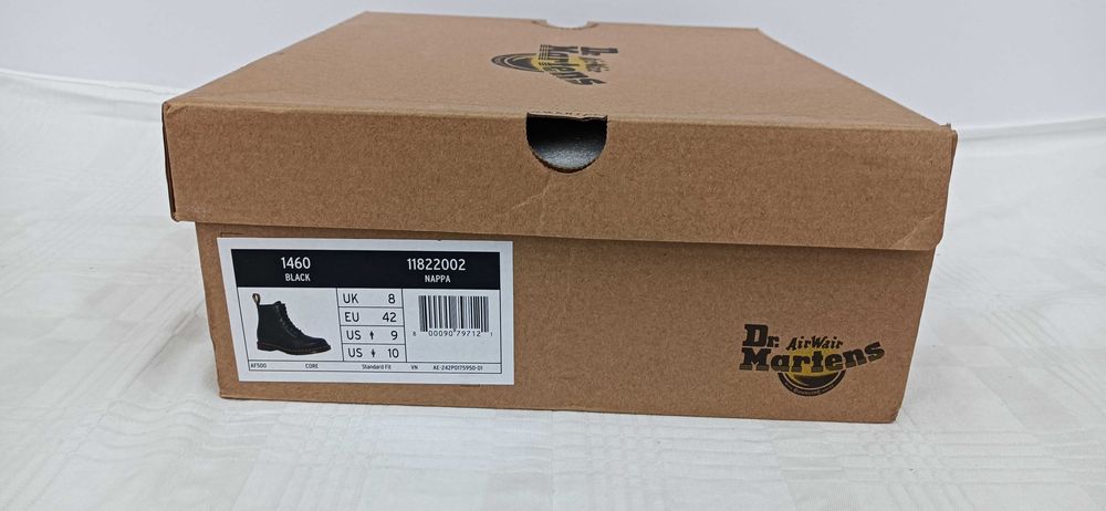 Dr Martens 1460 Black Nappa ghete unisex 38 și 39