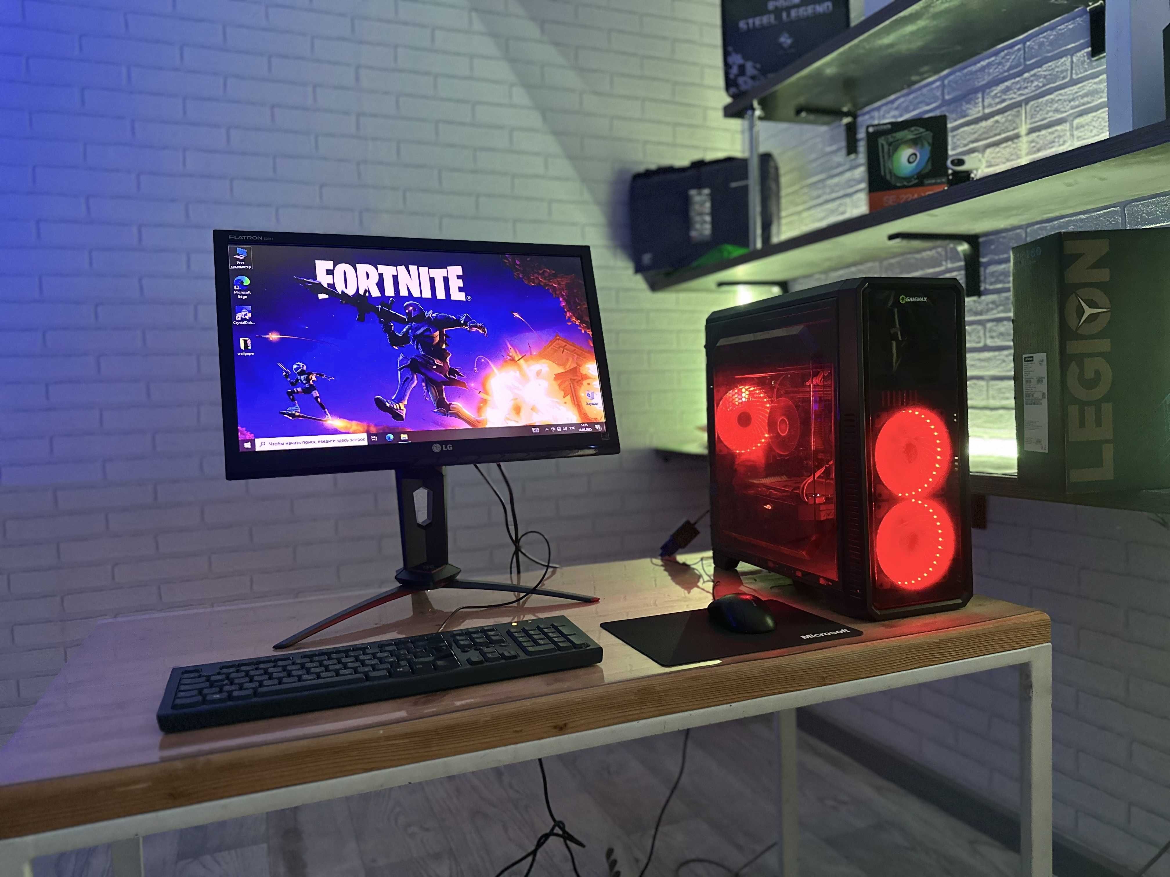 Игровой компьютер в полном комплекте