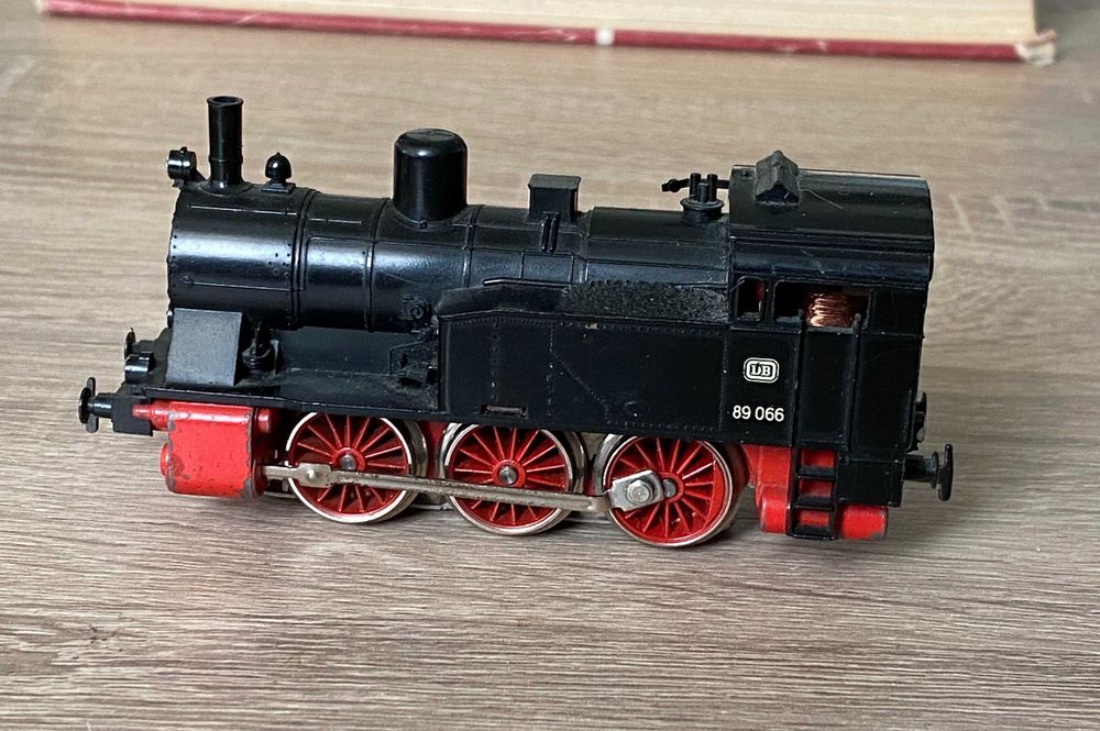 Locomotiva abur Marklin 89 066 DB analog HO Sc 0-6-0 germania anii 80