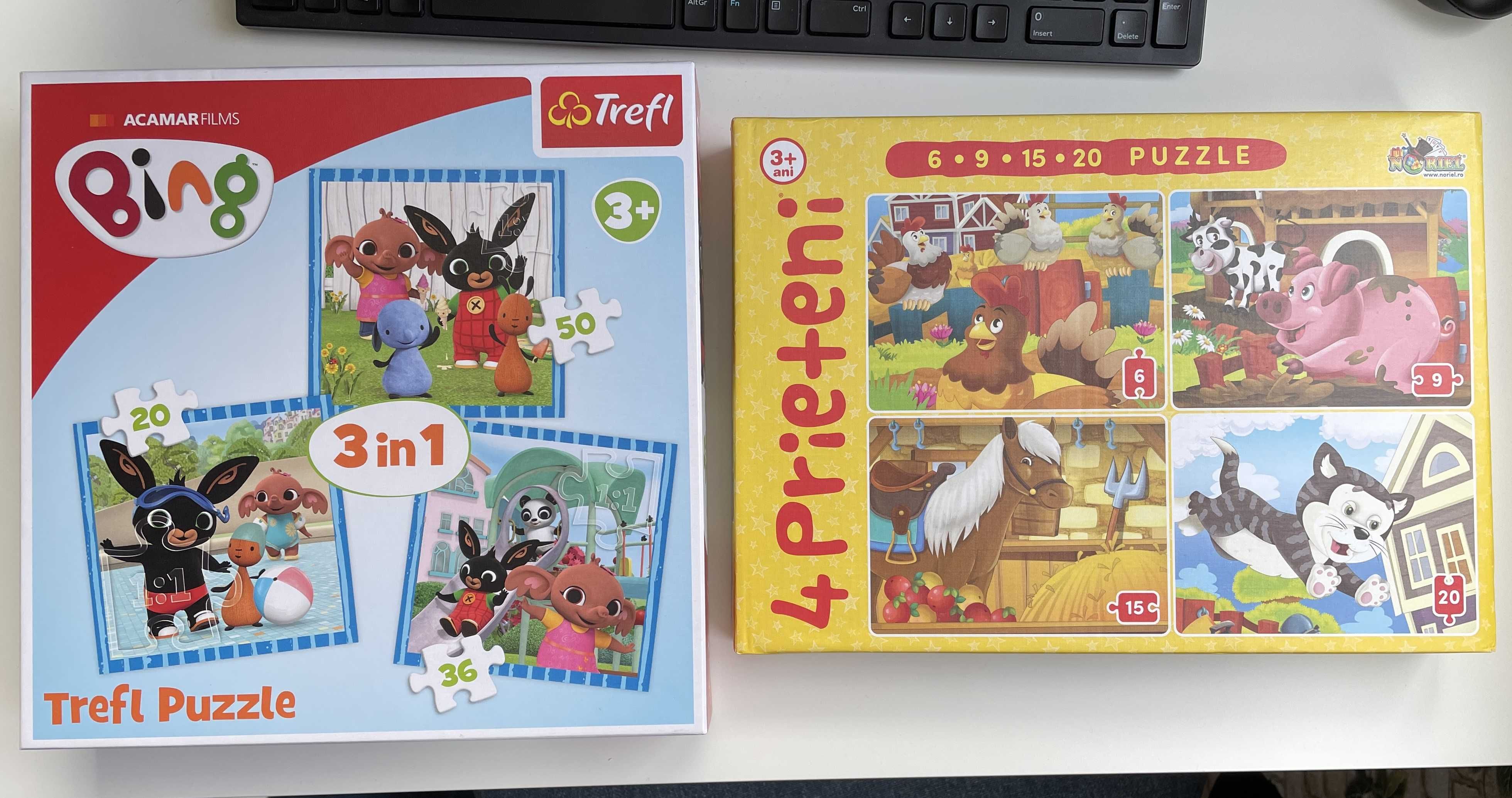 Set puzzle copii 3 ani