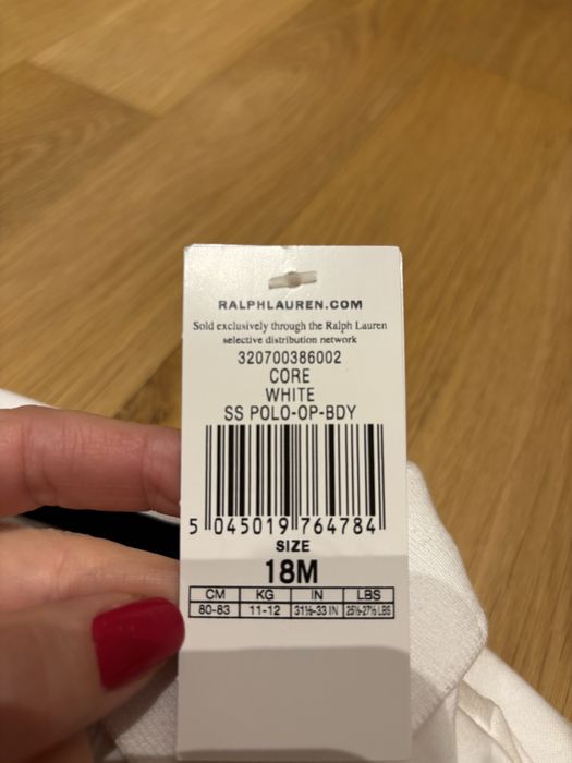 Боди ralph lauren 18м, гащеризон за момиче vertbaudet 6м