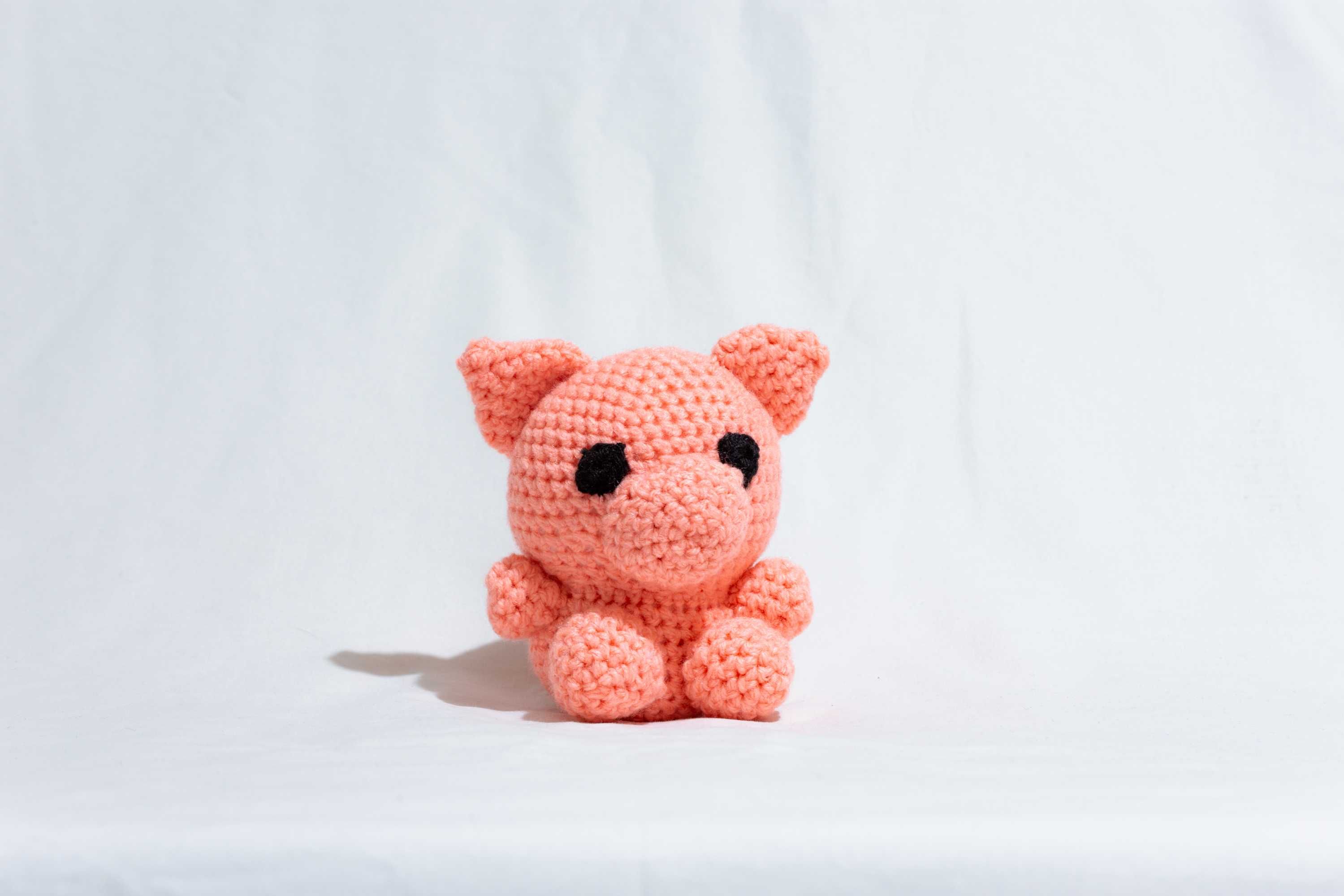 Vand jucarie papusa crosetata Baby Porc (amigurumi - handmade)