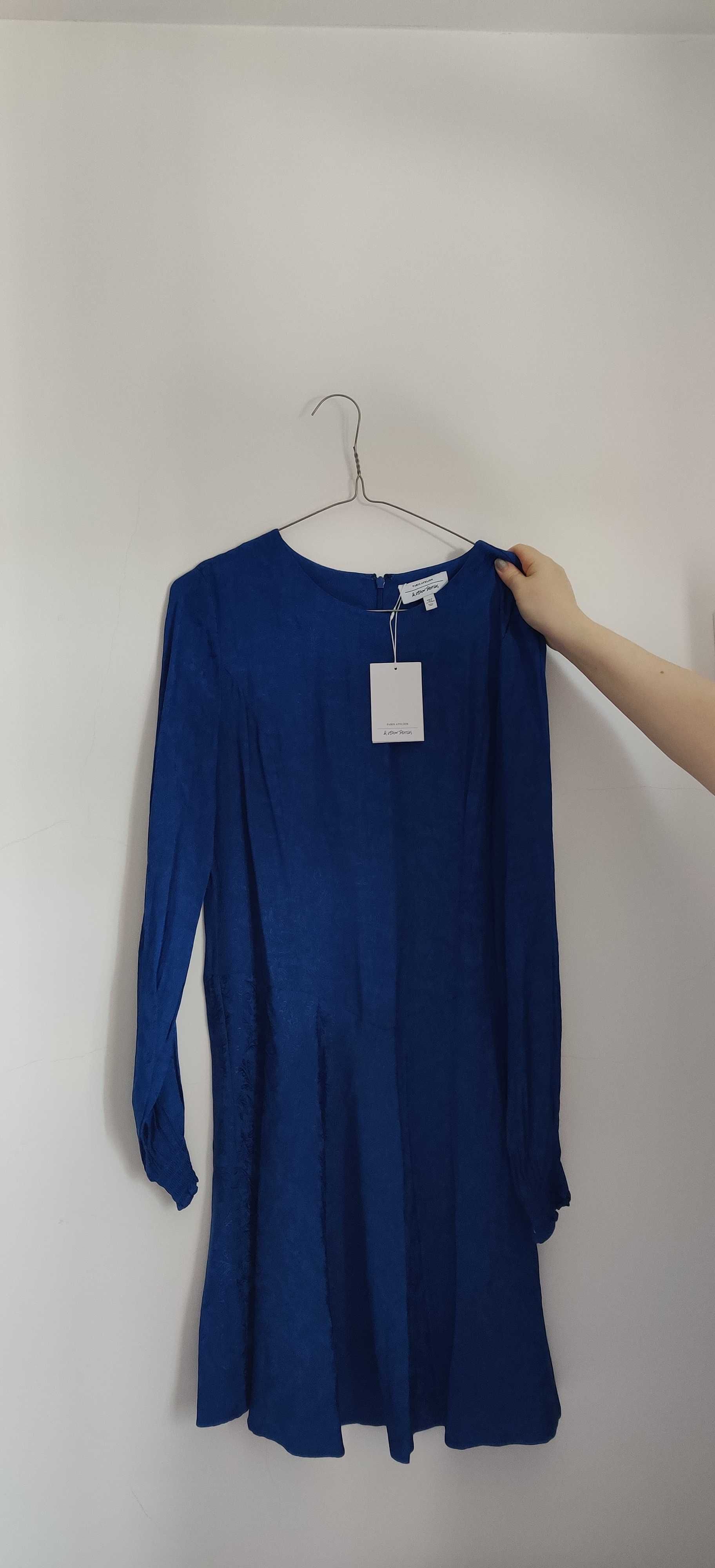 Rochie & Other Stories albastru royal, noua, eur 40