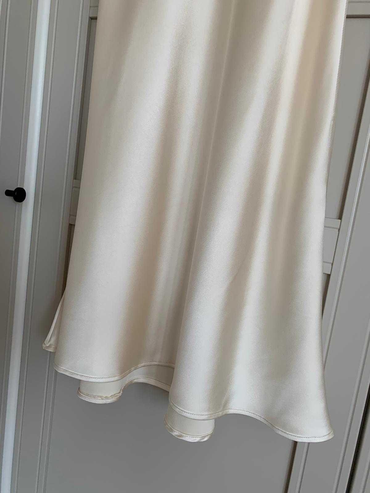 Rochie lunga ZARA cu spatele gol - marimea M
