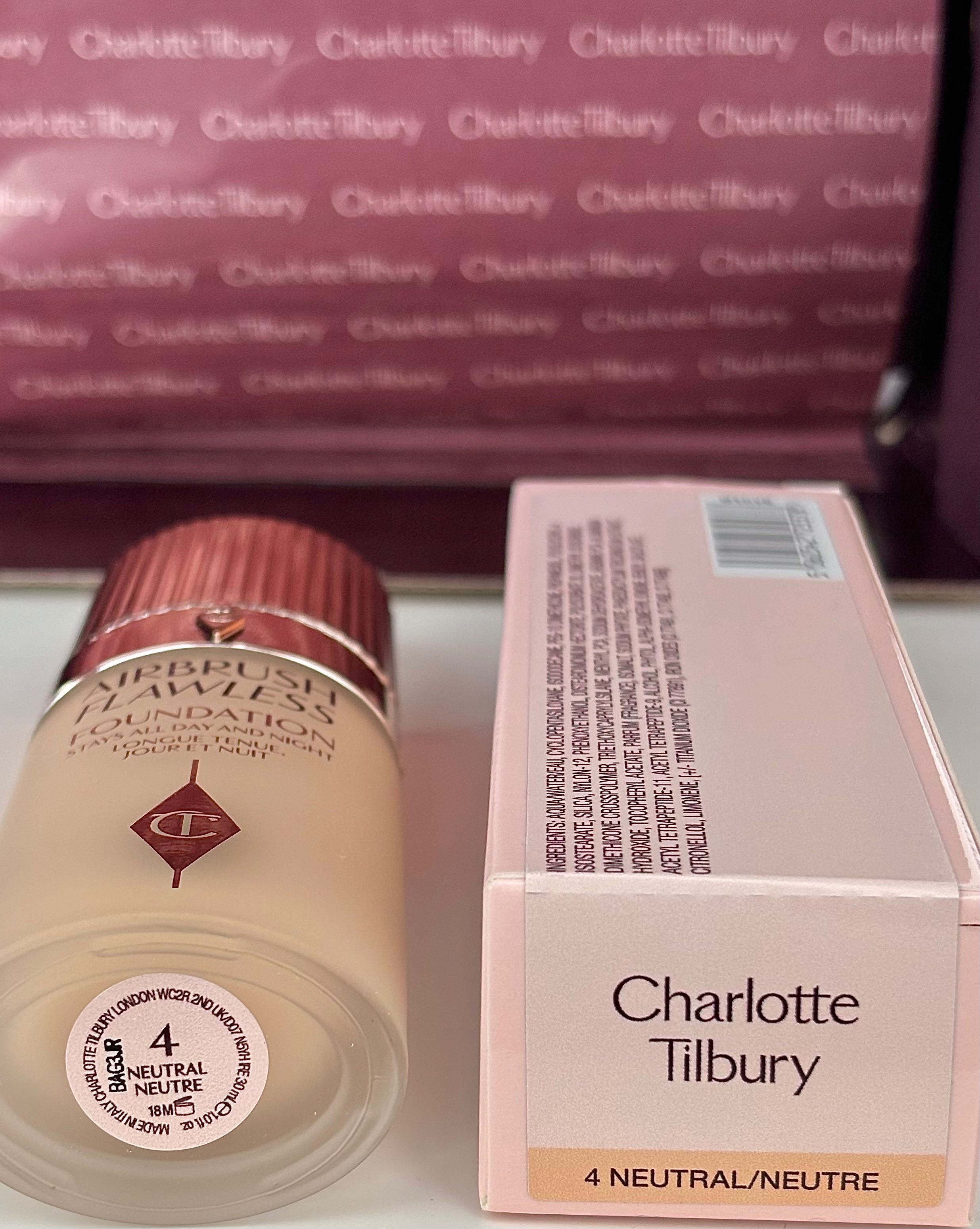 Нови оригинални фондьотени на марката Charlotte Tilbury в цвят 3N и 4N