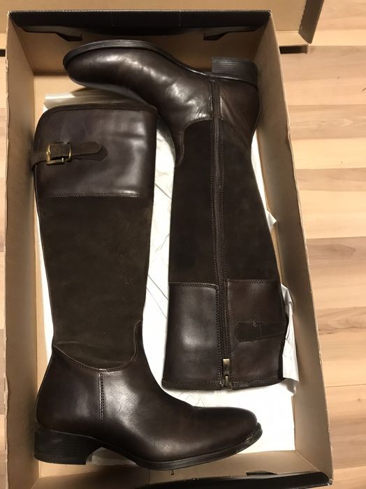 Кожени ботуши от естествена кожа и велур!