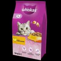 WHISKAS Hrană uscată pentru pisici cu pui 14kg.Gama completa Whiskas