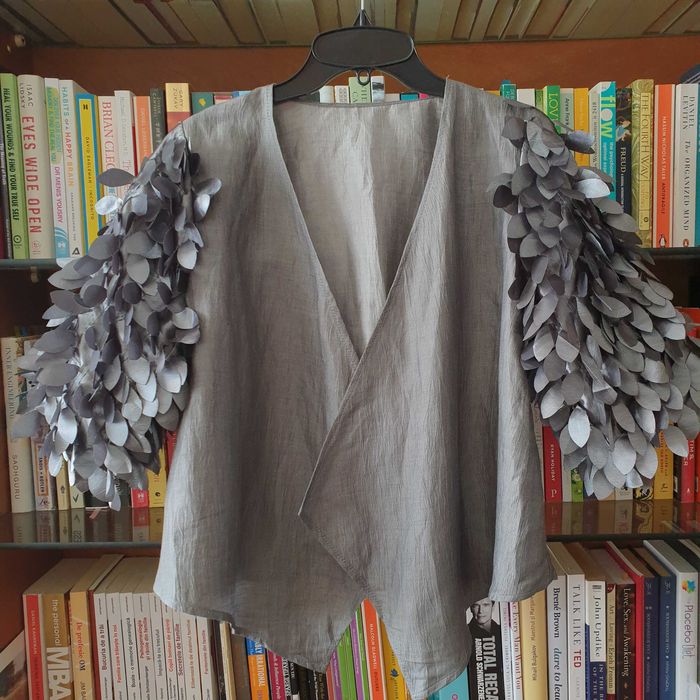 Blazer gri-argintiu nepurtat