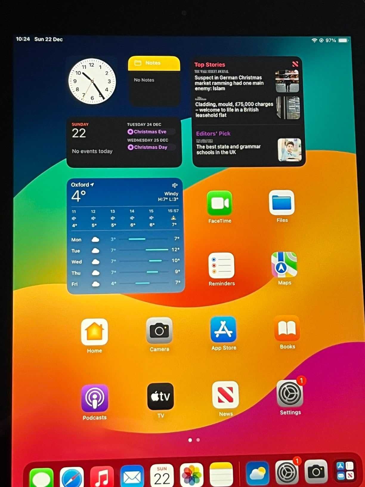 Таблет - Apple iPad 8th gen 2020 (10.2-inch, Wi-Fi, 128GB) Space Grey