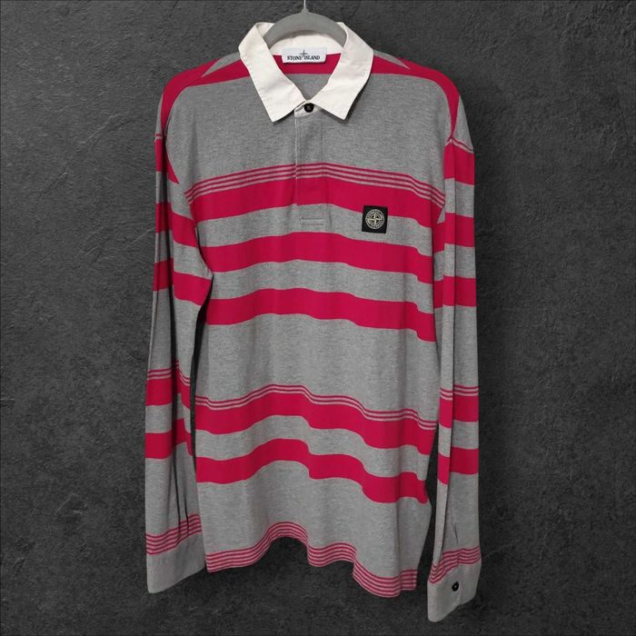 Stone Island 100% памук мъжка блуза с яка c.p company