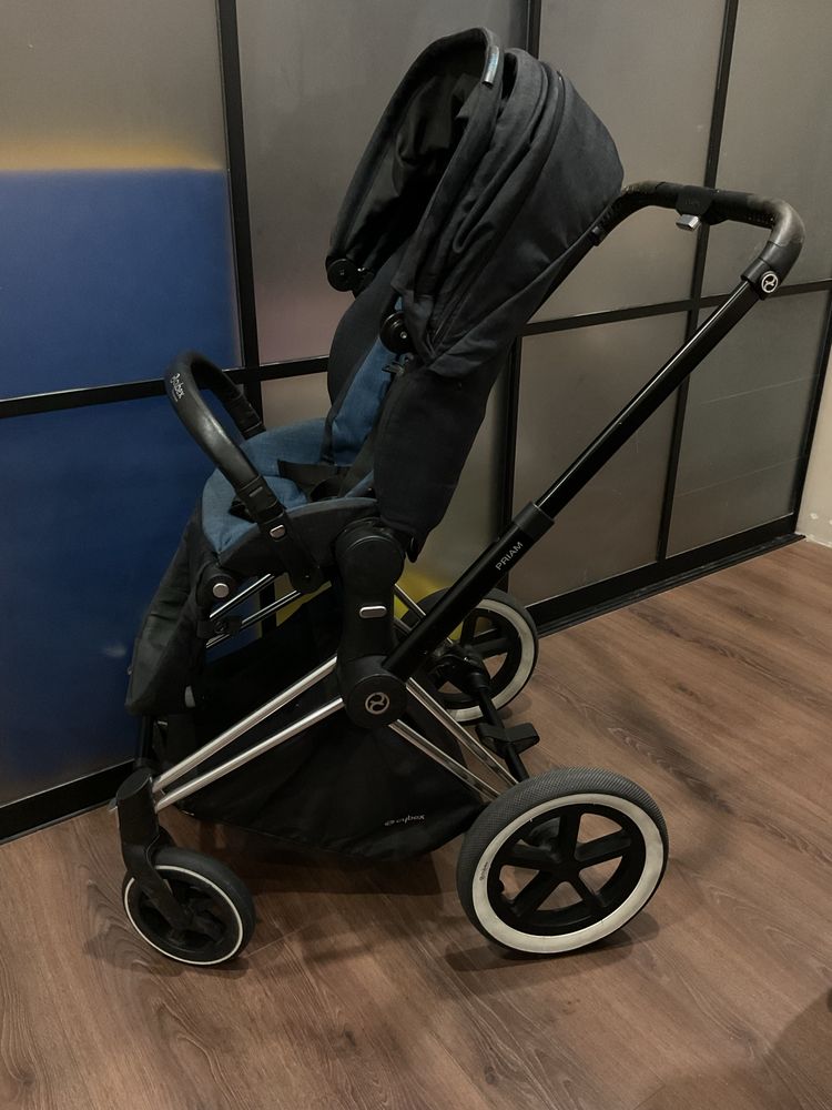 Коляска Премиум сегмента Cybex Priam IV Nautical Blue