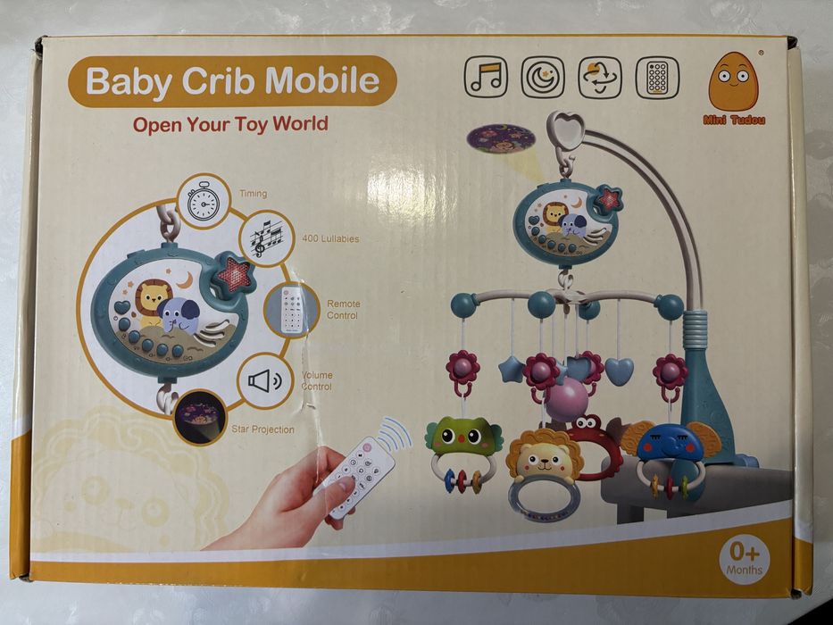 Музикална въртележка за бебешка кошара