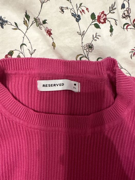 Pulover tricotat Reserved, XL, roz