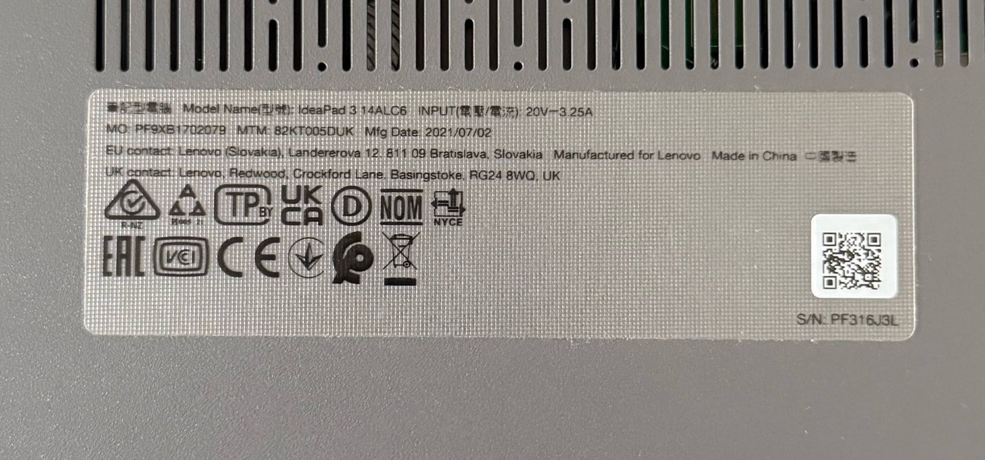 Laptop Lenovo IdeaPad 3 14inch, AMD Ryzen 3 5300U, 12GB RAM, 256GB SSD