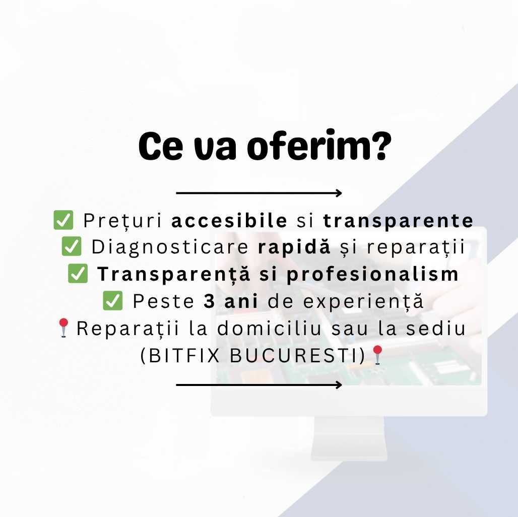 Service și asamblări calculatoare București