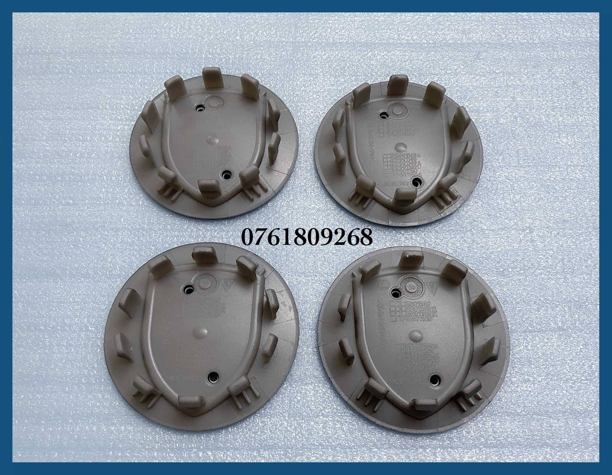 Set 4 capace gri 76mm 7L5601149 jante aliaj Porsche