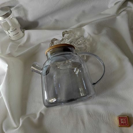 Стеклянный заварочный чайник