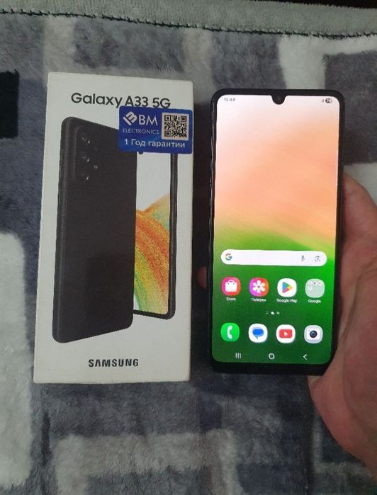 Srochna Sotiladi Samsung Galaxy A33 6+6/128gb 5G Black yengi madel