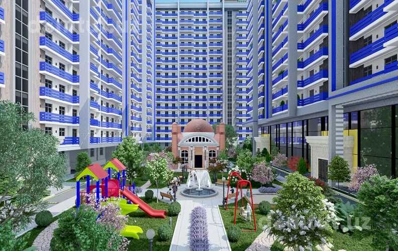 Xonsaroy Ocean, 4x ком. кв.ра, 1-этаж, Жил. плщ 96.22 м² + 54.9м² тер.