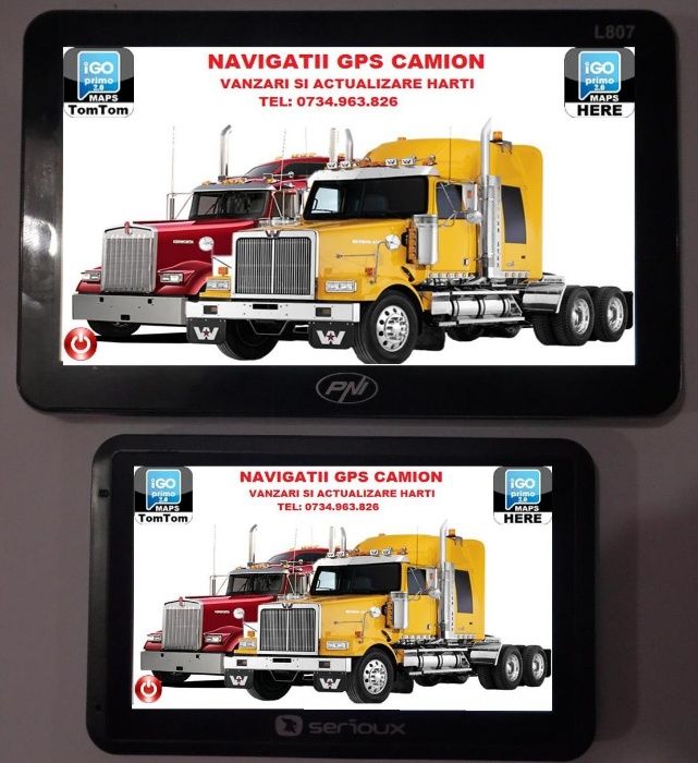 Harti GPS Camion Tablete Telefoane Card Harti Navigatie Autoturisme