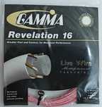 Теннисные струны Gamma Revelation 16 Pink