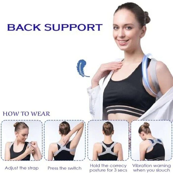 Колан за корекция на позата със сензор