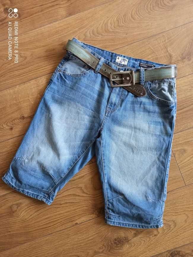 H&M, DENIM нови гъзарски къси мъжки дънки