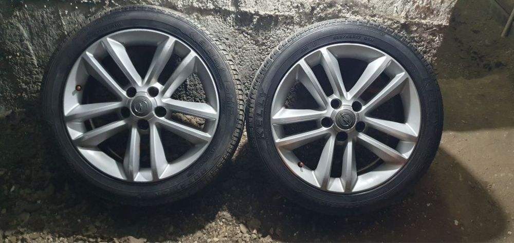 Jante aliaj opel R17 + cauciucuri
