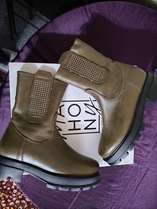 Дамски боти Mahony, естествена кожа