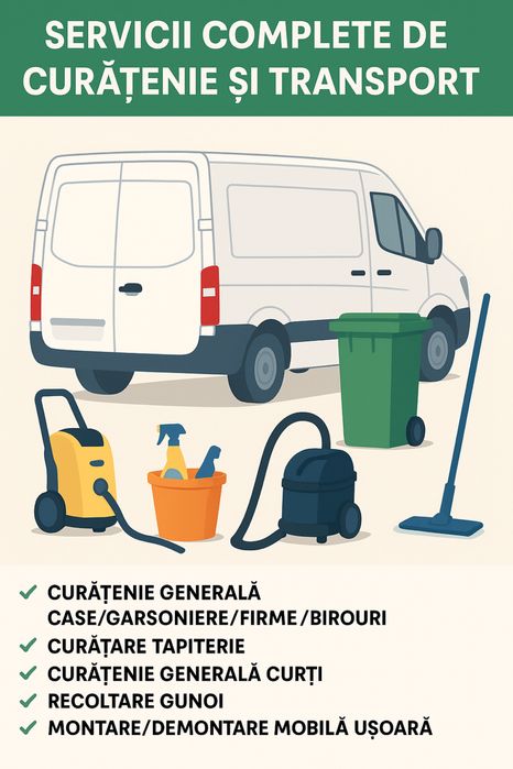 Clean General- Curatenie generala case/apartamente/garsoniere/gradini