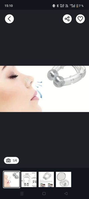 Cleste magnetic anti sforait accesorii nas infundat