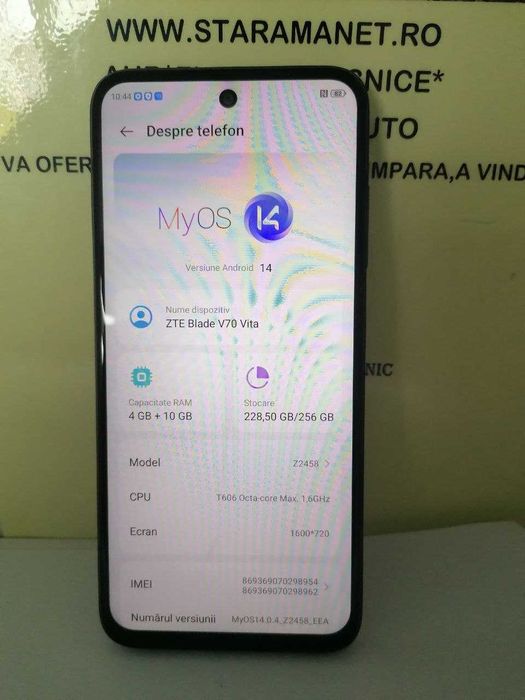 zte blade v70 vita (m2) star amanet