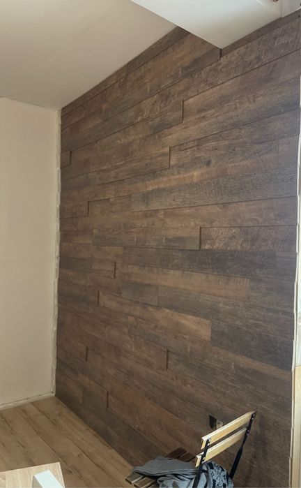 Montaj Lambriu 3D Kronowall Krono Wall cu/fara izolatie perete